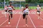 Womens Under-20s 100 metres, 2023 North Eastern Track and Field Champs., Middlesbrough Sports Village, Middlesbrough. Photo: David T. Hewitson/Sports for All Pics